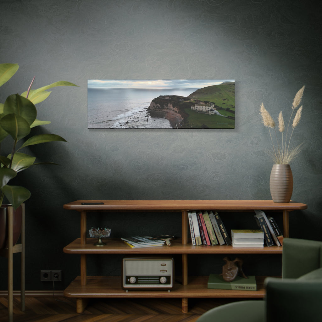 Isle of Wight Canvas Print — Freshwater Bay Seaside Stretched Wall Art