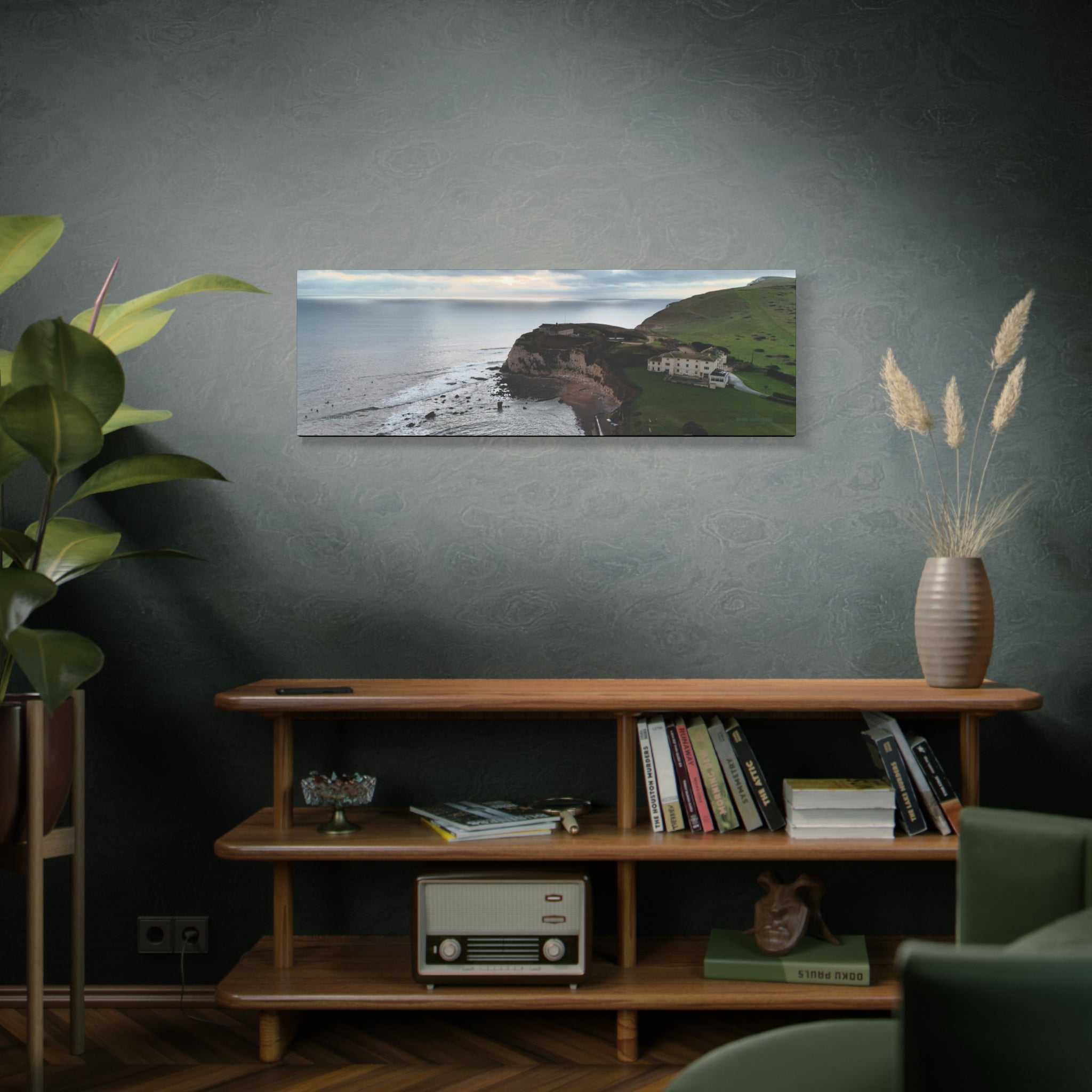 Isle of Wight Canvas Print — Freshwater Bay Seaside Stretched Wall Art
