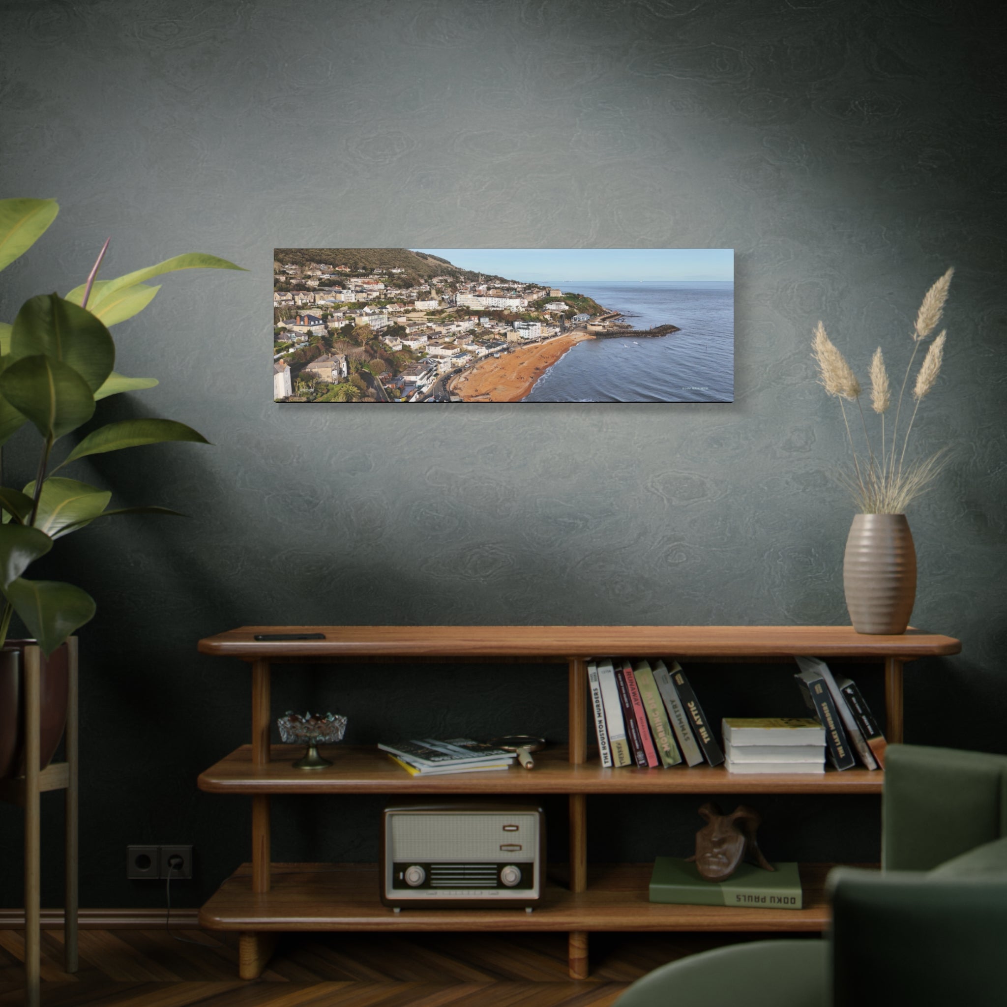 Isle of Wight Panoramic Canvas Print — Ventnor Stretched Wall Art