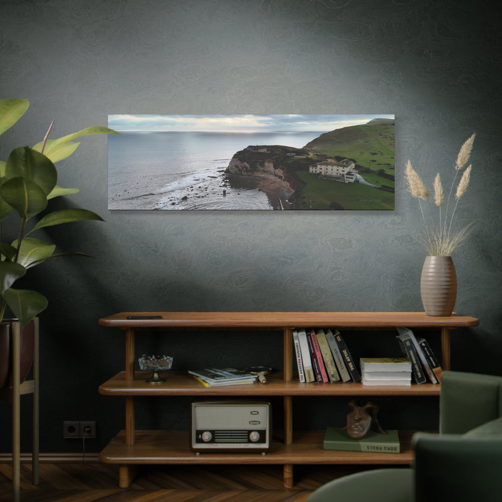 Isle of Wight Canvas Print — Freshwater Bay Seaside Stretched Wall Art