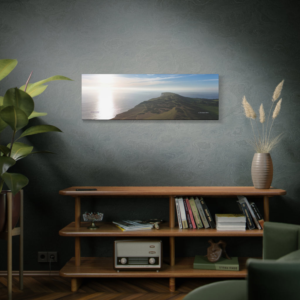 Isle of Wight Canvas Print — Tennyson to the Needles Stretched Matte Wall Art