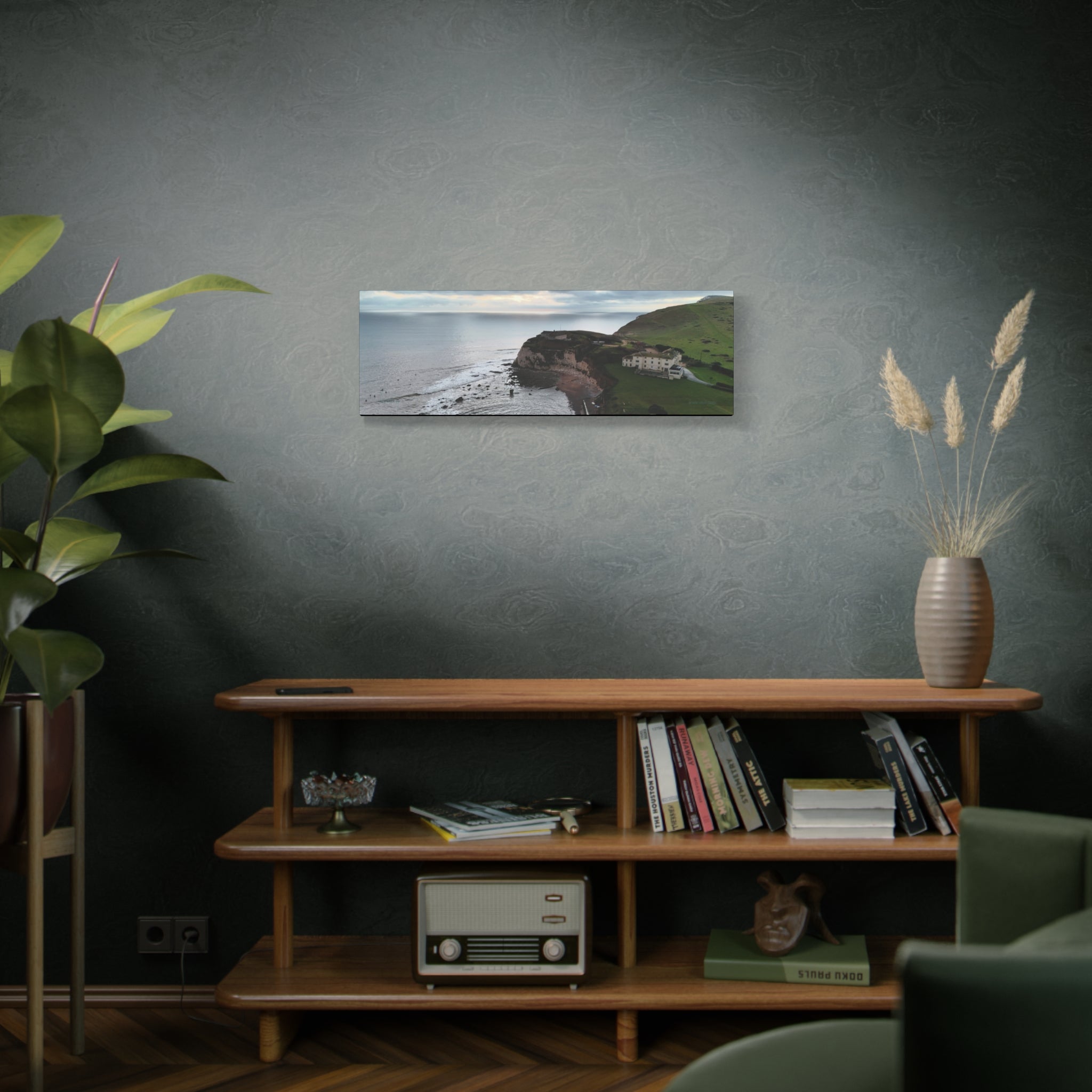 Isle of Wight Canvas Print — Freshwater Bay Seaside Stretched Wall Art