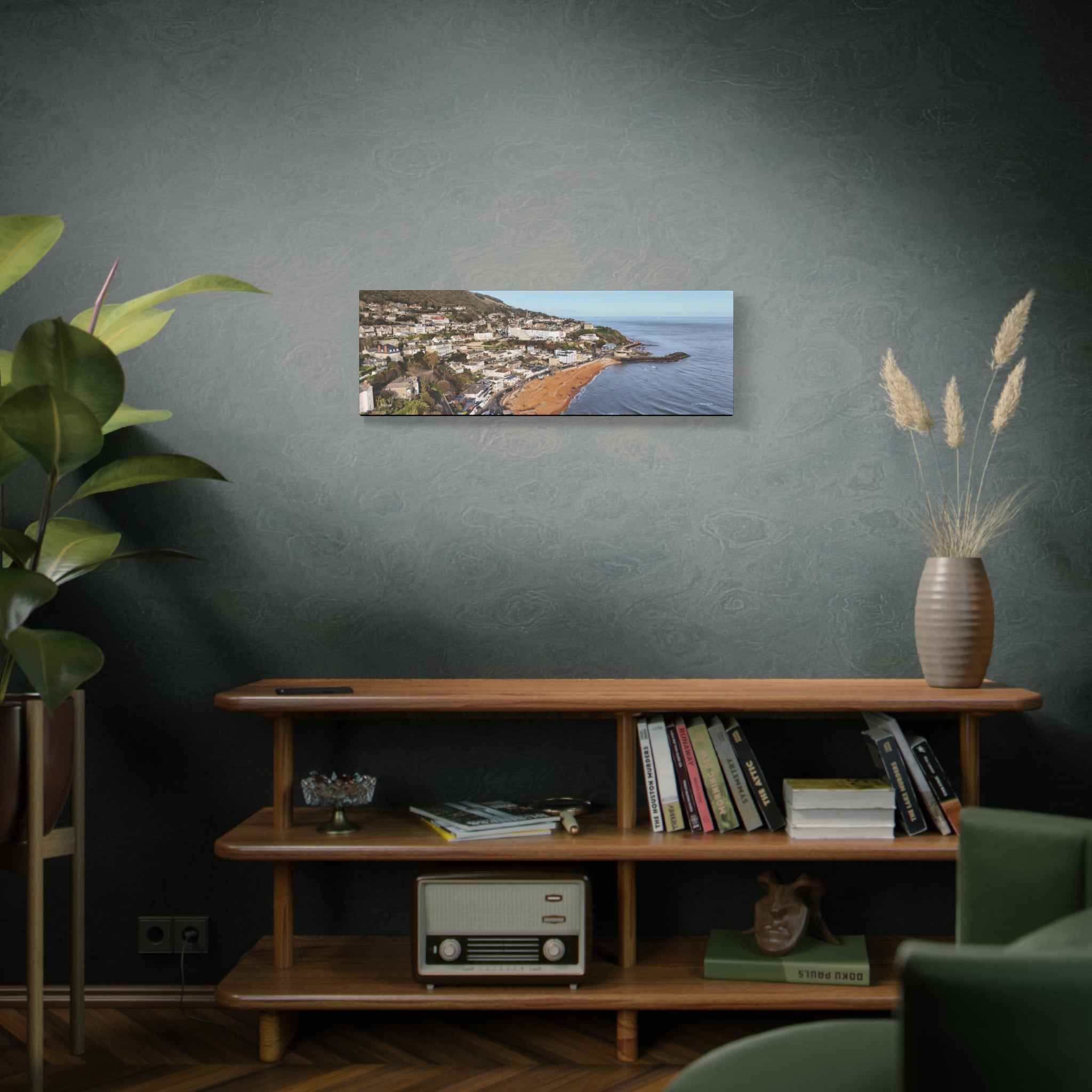 Isle of Wight Panoramic Canvas Print — Ventnor Stretched Wall Art