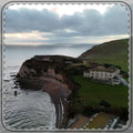 Isle of Wight Gift Coaster — Freshwater Bay Aerial Photo Drink Coaster